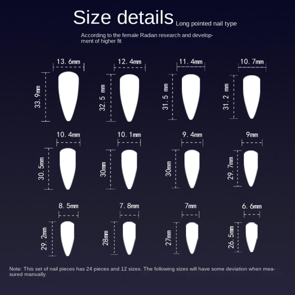 Visual Impact Halloween Press On Nails Various Styles Skeleton Patterned Fake Nails  Cosplay