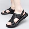 Fashion 2024 Men New Summer Men's Open-toed Sandals Fashion Trend Beach Shoes Slippers Men's Sandals Mens Sandals Summer Leather Sandals