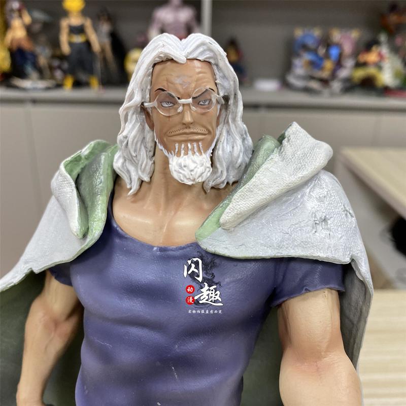 Silvers 32Cm Rayleigh Action Figures Model Kit Anime Peripheral Gk Toy Statue Holding Sword Desktop Ornament Boy Gift