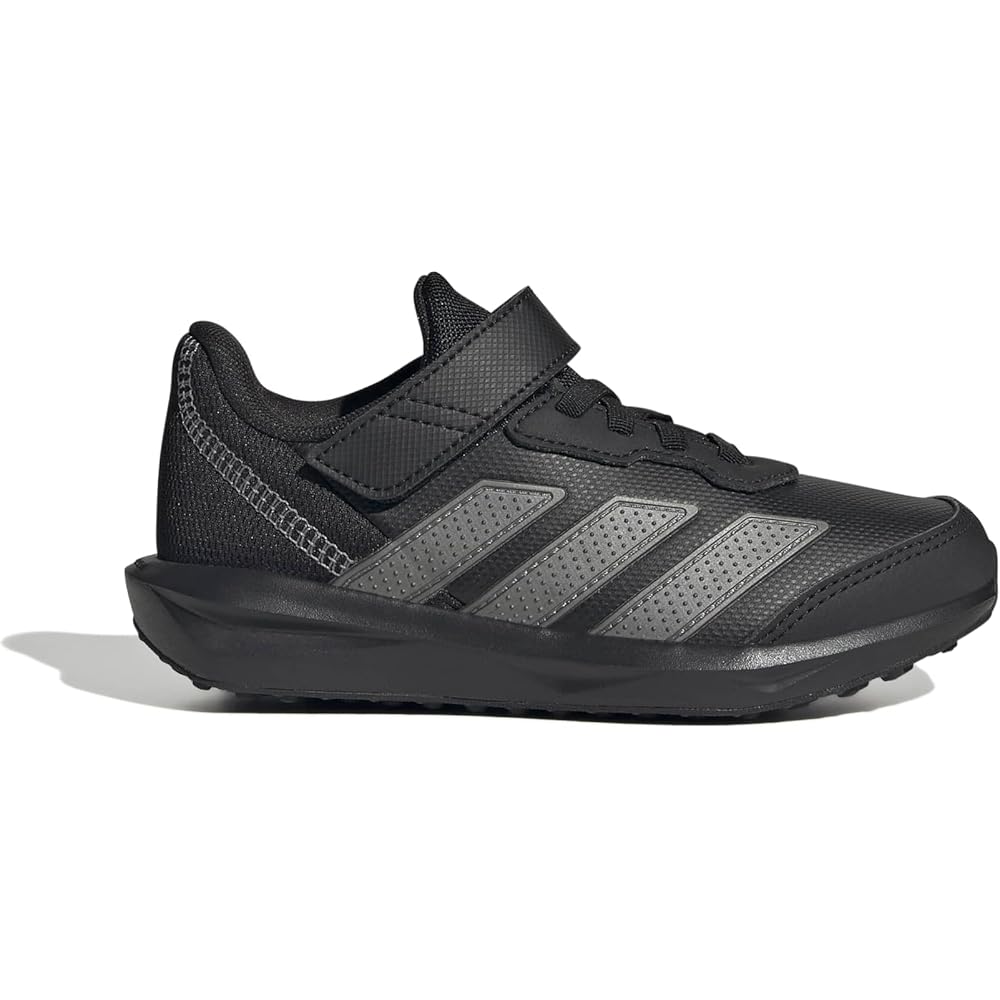 Adidas Faito EL Kids Sneakers Unisex Core Black Iron Metallic Footwear White 22.0 Cm