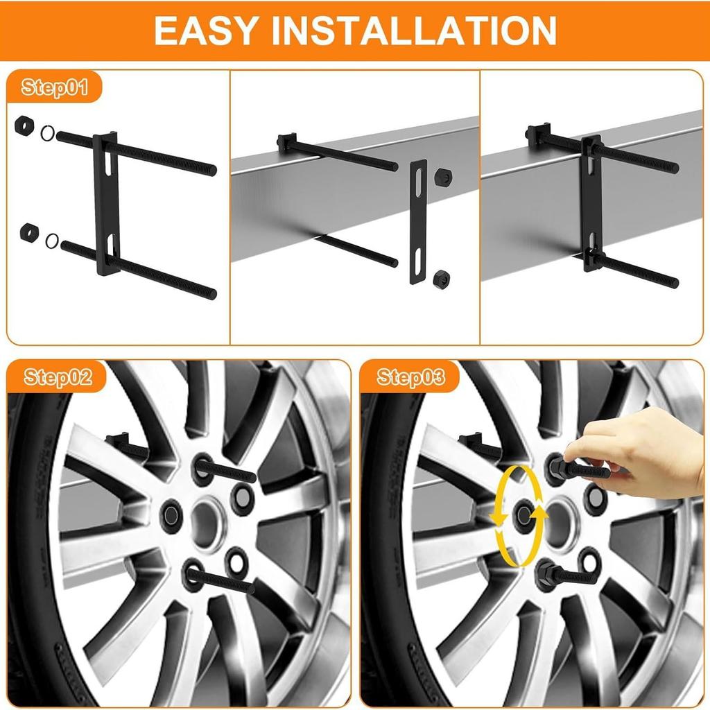 Trailer Spare Tire Bracket, Multi-purpose Trailer Spare Tire Bracket, Universal Wheel Bracket for Towing Boats.