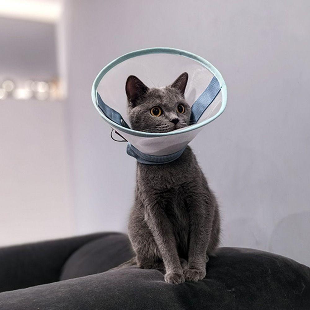 Breathable Pet Neck Cone Soft Cat Neck Protective Circle Dog Protective Head Cover Recovery