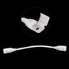 1PCS 220V EU LED Strip Plug For Cob 360LEDs 12mm Light Strip Connector 2pin COB Led Strip Light Fix Clips Connector Accessories