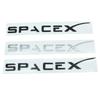 Tesla Model 3/Y/XS Metal Rear Emblem - High-Performance SpaceX Style Car Sticker.