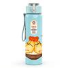 1PC Ramen Cartoon Pattern 750ml Color Plastic Sports Water Bottle Leakproof Flip Straw Lid Suitable for Sports Office Home Use