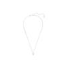Swarovski Gema 520 Symmetrical Heart Cubic Zirconia Rhodium Plated Necklace Women necklace Blue 5653008