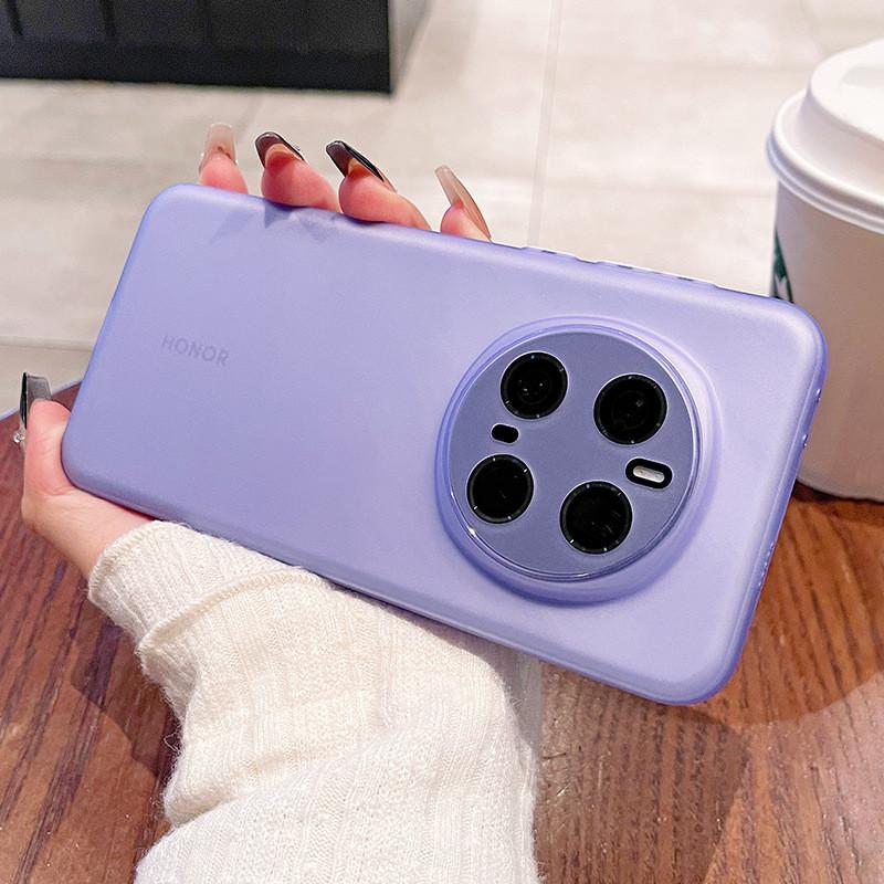 

Matte Solid Color Silicone Phone Case For Huawei Honor Magic 7 Pro Shockproof