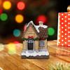 Christmas Village House Sculpture Art Crafts Table Centerpiece Landscaping