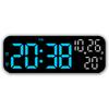 Modern Minimalist Led Digital Alarm Clock With Temperature Calendar For Home Office Decor