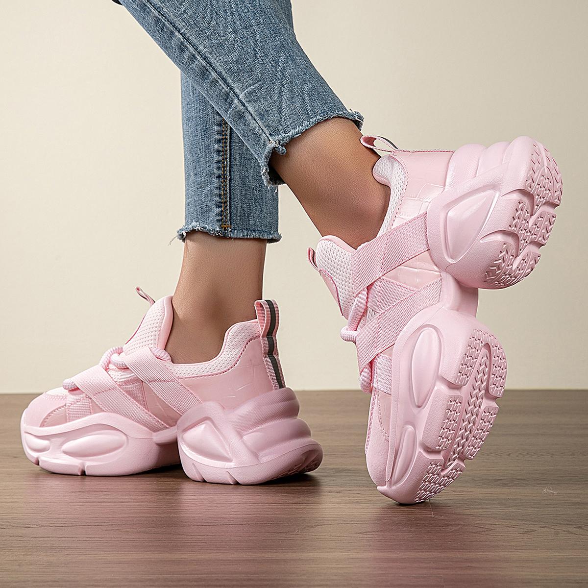 

Casual Sports Dad Shoes 36-42 With Thick Soles For Height Trendy Fashion Versatile Sneakers For Women 42