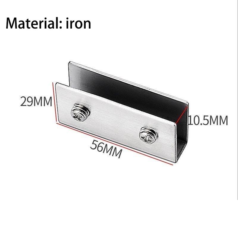 Glasklemmenbeschläge aus Edelstahl 304, rechtwinklige LT-Beschläge, Hardware-Befestigung