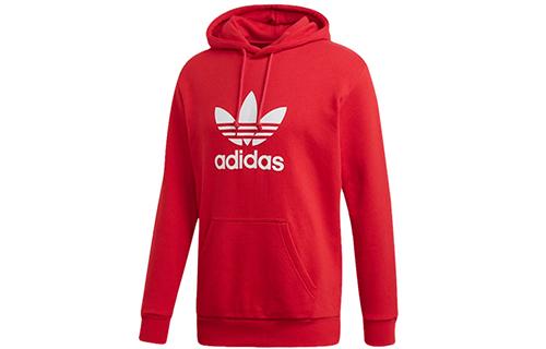 Adidas Originals Trefoil Sweatshirts Men s Hooded Moderate Regular DX3614 L