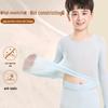 Unisex Children's Seamless Round Neck Base Layer for Warmth and Skin Beauty
