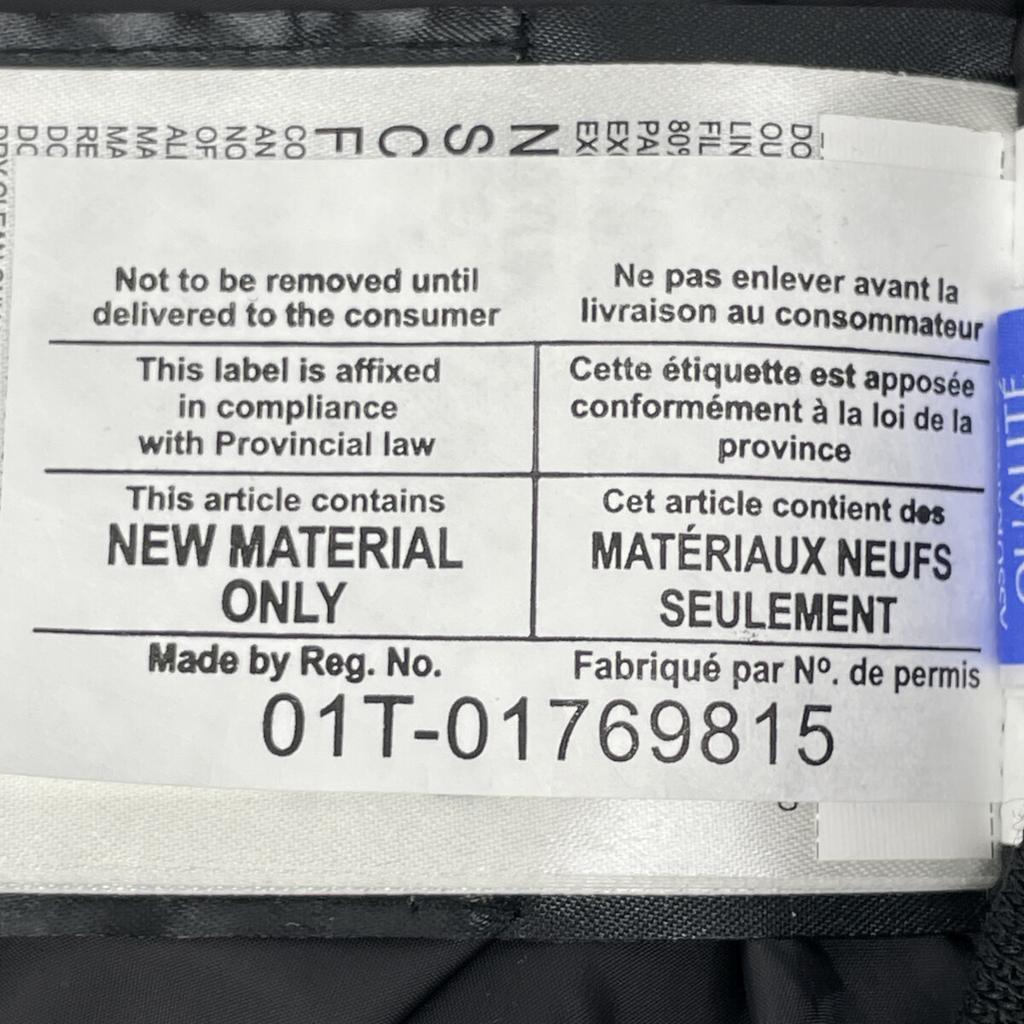 Canada Goose 2302JL Black Mackenzie Parka Down Jacket Jacket XS blackUsed