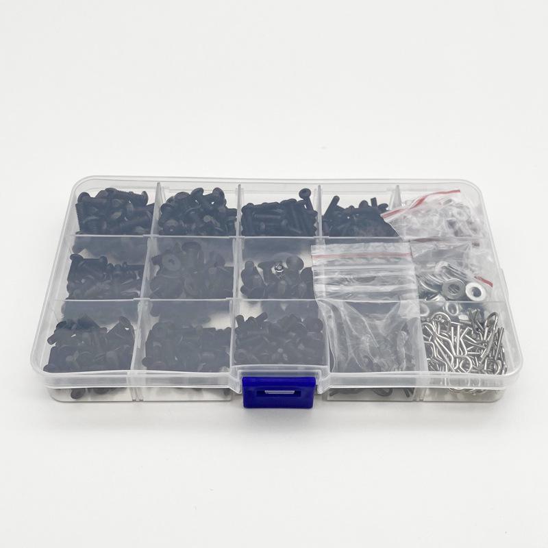 720-Piece RC Car Fastening Kit: M3/M4 Screws for 1:10 Scale Models