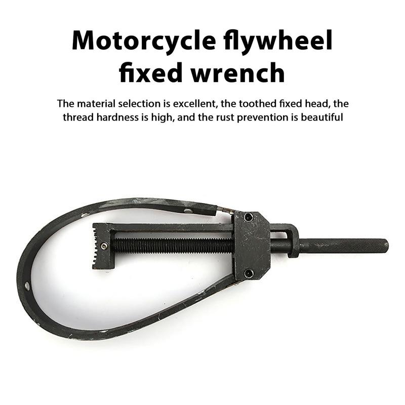 Motorcycle Flywheel Fixed Wrench Rubber Motorcycle Holding Spanner Sprocket Holding Tools Wrench Holder Clutch Hub Basket Gear