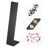 Hair Clip Ornament Display Rack Hairpin Stand Holder Storage   L Type (Transparent)