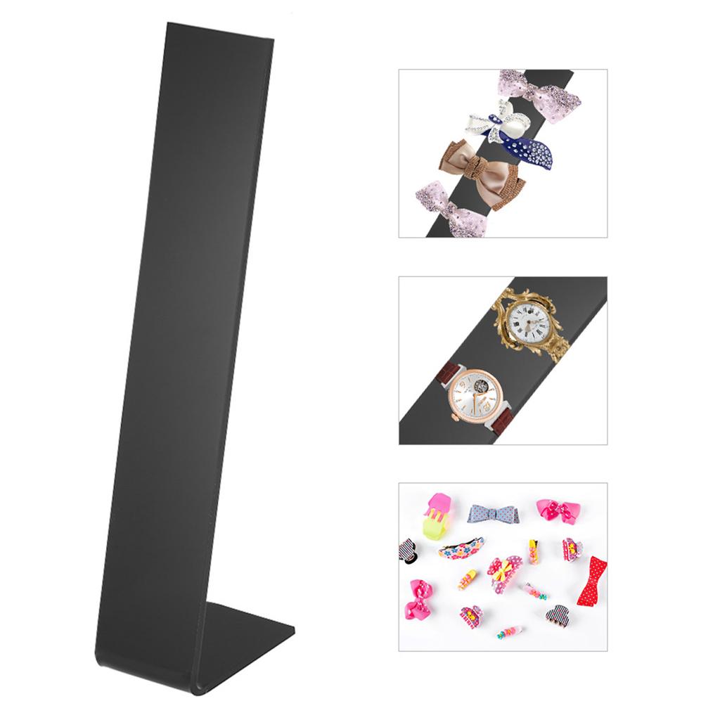 Hair Clip Ornament Display Rack Hairpin Stand Holder Storage   L Type (Transparent)