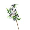 Artificial Foam Berries Branch Green Leaves Artificial Blueberry Fruit Tree Plastic Realistic Fake Plants Home Garden Decor