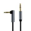 Sound Connection Cable 3.5mm Male To Male Cable with 90 Degree End, Straight End, Metal Shell, and Gold Tone End for Headphone Daily Device Use
