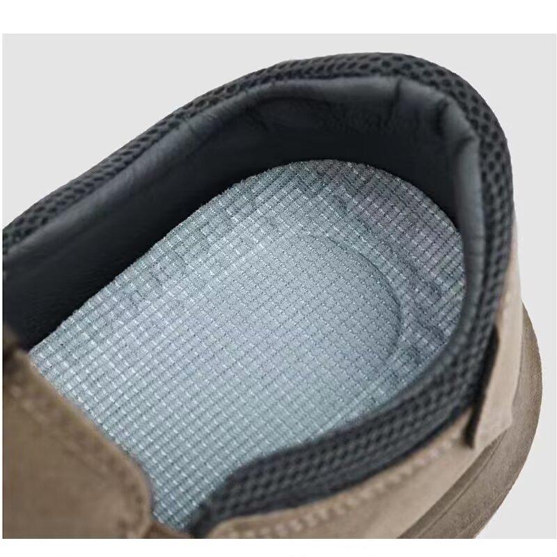 Casual Men's High Top Workwear Shoes, Dirt Resistant and Waterproof Boots, Retro Suede Men's Boots