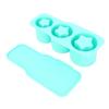 Silicone Ice Cube Tray for Universal Tumbler Cup 20 30 40oz 3 Star Shaped Hollow Ice Mold Maker