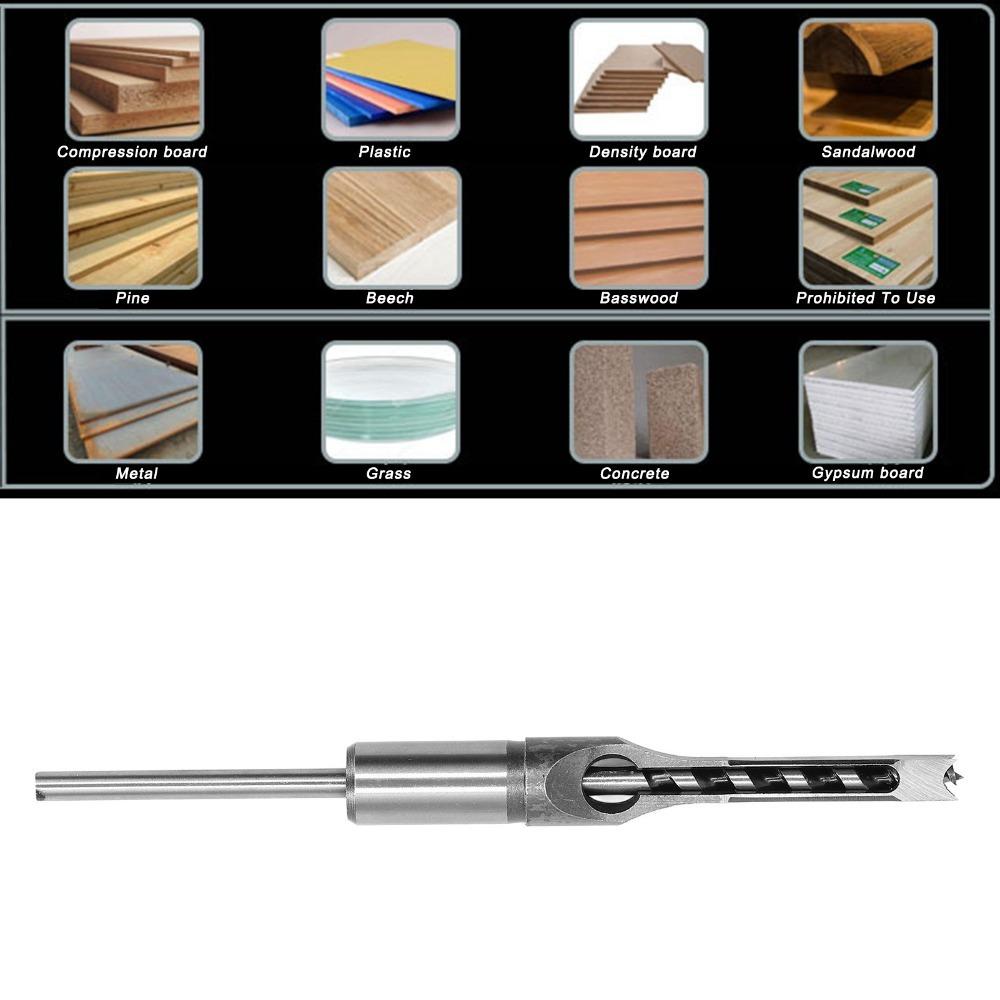 1/4(6.4mm)5/16(8mm)3/8(9.5mm)1/2(12.7mm)14mm(0.55in)16mm(0.63in) Mortiser Drill Bit For Woodworker