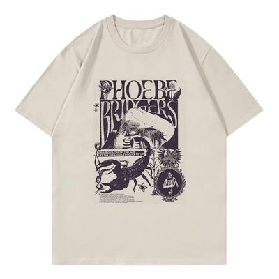 Phoebe Bridgers On Tour T Shirt Fashion Women Clothing Harajuku TShirt Unisex High Quality Casual Cotton Tees Shirts Graphic