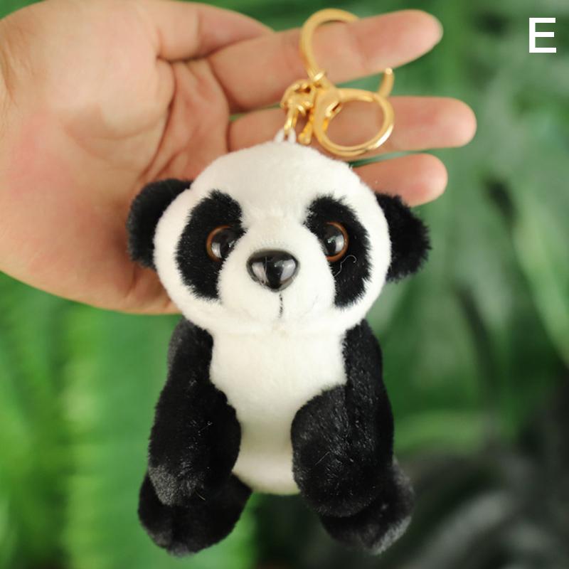 10Cm Real Life Cute Tiger Leopard Plush Pendant Toys Animal Doll Key Chains