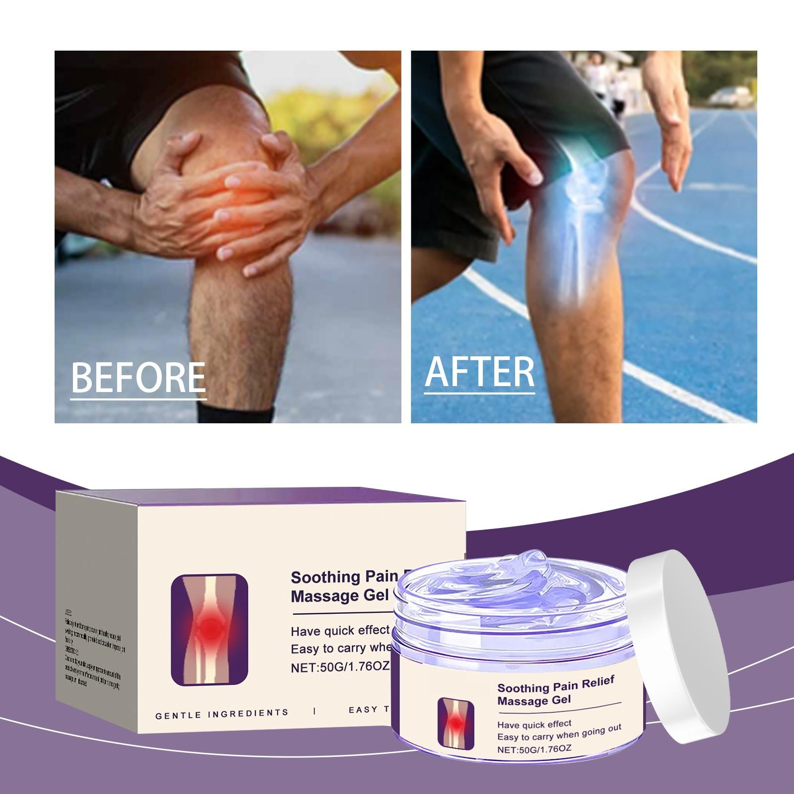 

Relief Massage Gel; Massage Gel; Pain Relief Gel; Joint Discomfort Care Active Care Cream Knee Joint Pain Relief Gel One Size