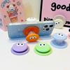 Dopamine Cartoon Eyes MagSafe Silicone Stand with Retractable Airbag