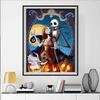 Disney 5D DIY Diamond Painting Illustrations From The Nightmare Before Christmas Full Round Diamond Mosaic Cartoon CrossStitch Artwork for Home Decor