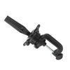 Mannequin Head Stand Height Adjustable Mannequin Head Clamp Holder for Training Head Display Black