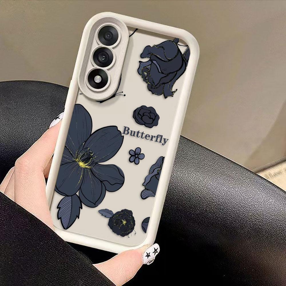 Luxury Butterfly Roses Phone Case For Samsung Galaxy S26 S25 S24 S23 S22 S21 FE S20 ULTRA PLUS TPU Case Funda Shell Capa Cover