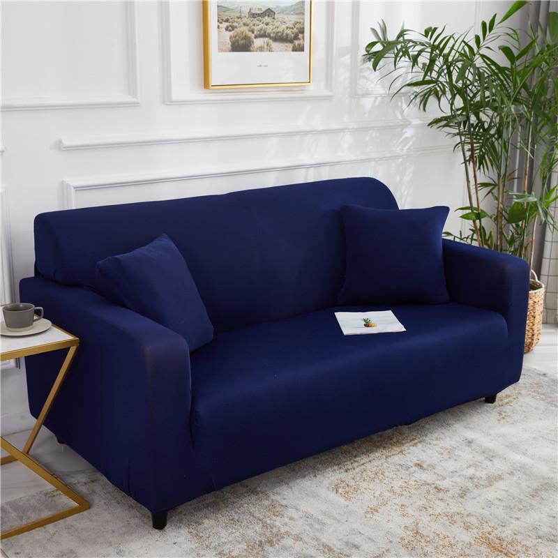 Elastic Solid Color Sofa Covers for Living Room Spandex All-inclusive Couch Cover Sectional Sofa Cover Stretch Furniture Protect