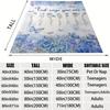New Arrivals: A Single Christian Women'S Baptism Blanket Featuring a Floral And Butterfly Design with Uplifting Scripture