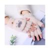 Mink Gloves Cat Claw Winter Warm Wool Touchscreen Gloves Flap Cover Women Men Fingerless Flip Gloves Knitted Mittens Glove