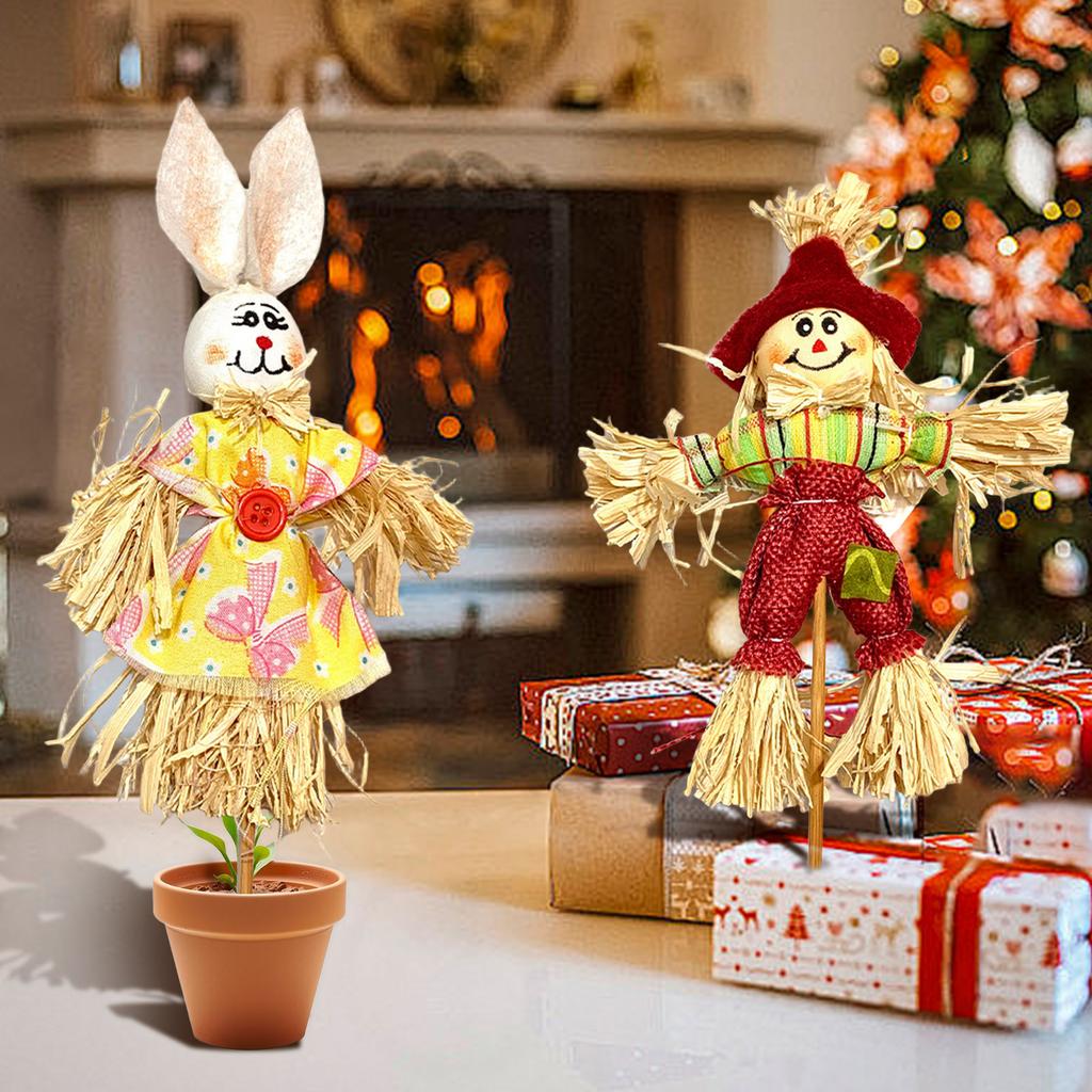 Halloween Ornaments Witch Scarecrow Decoration Festival Haunted House Window Bar Scene Layout Props Supplies