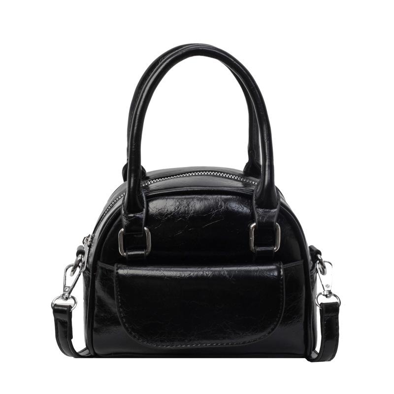 Retro Fashion Bag Women's New Texture Spring and Summer Portable Small Square Bag Shoulder Messenger Bag