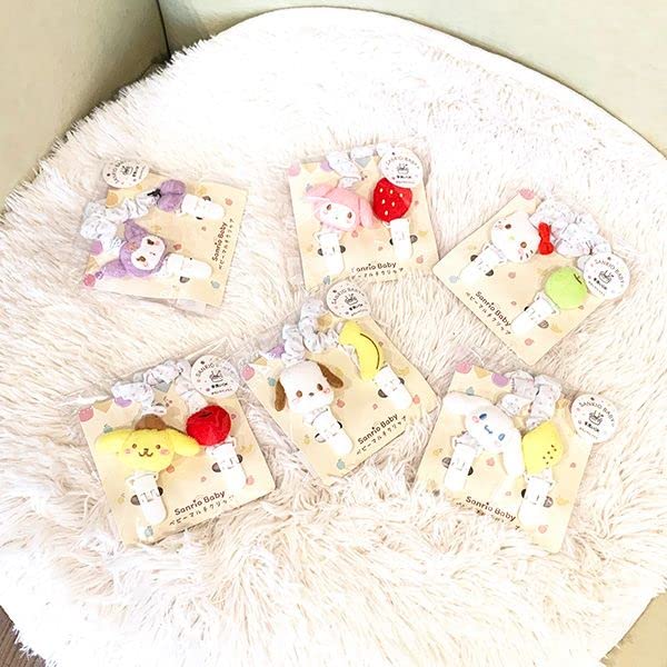 Naitou Design [Perfect World Tokyo] Sanrio Pochacco Multi-Clip Baby Product White ** Free Shipping