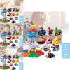 Colorful Dog Pull Back Bus Toy Set For Kids Ideal For Crawling And Learning Skills