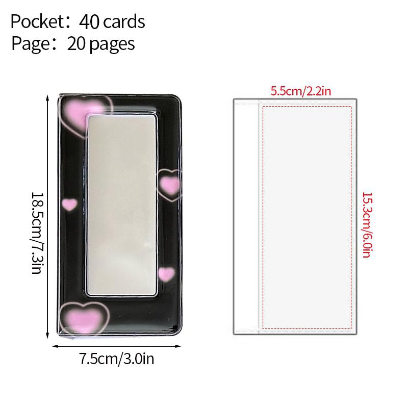 36 Pockets Photocard Binder Photo Album Colorful Four-Grid Photo Storage Book Star Photo Booth Frames Kpop Card Collection Book