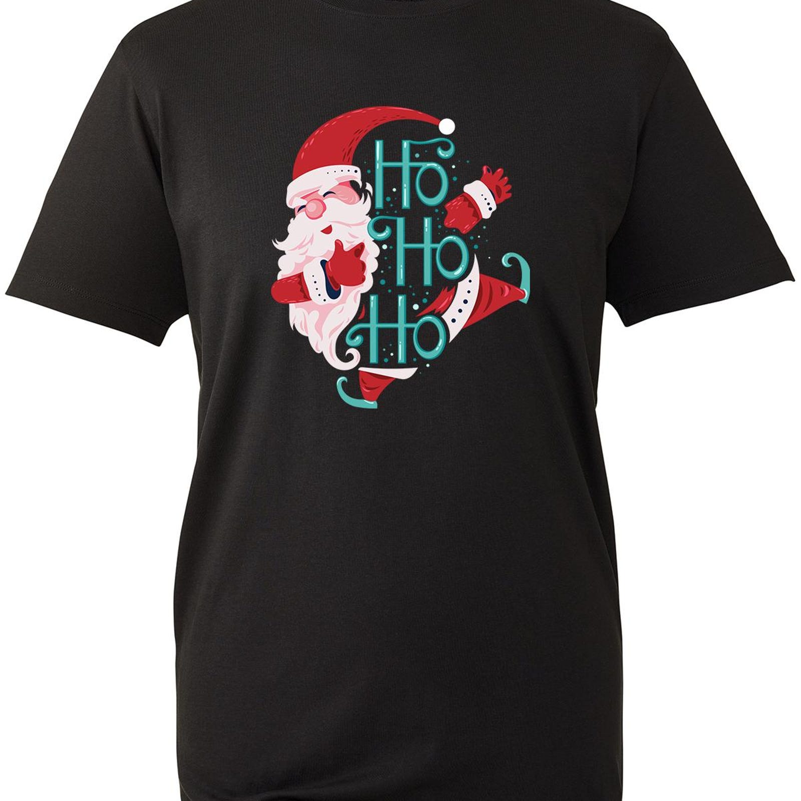 Ho Ho Ho T-Shirt, Santa Claus Shirt, Santa Ho Ho Ho T Shirt, Vintage Santa Chris Unisex T-Shirt XXL