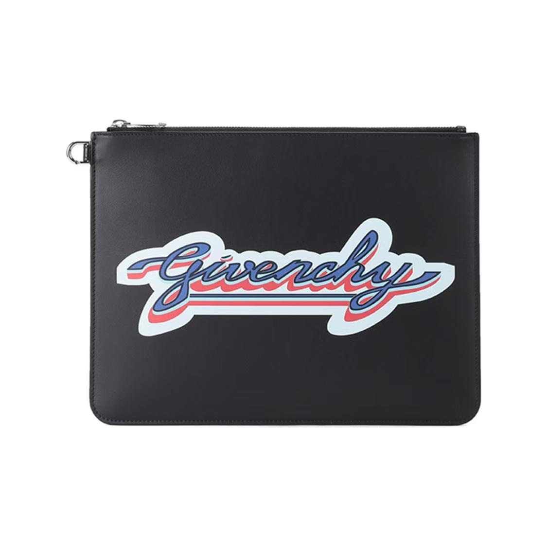 

Givenchy Logo Pattern Leather Clutch Men Clutch Black BK600JK13A-009 Basic Set (Bag+Dust Bag)