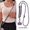 Cross-body Halter Neck Dual-purpose Adjustable Back Mobile Phone Lanyard Women's Ins Outdoor Travel Mountain Climbing Mobile Phone Lanyard Long Style