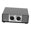 Active DI Box 2 Channel to Balanced XLR Output Multifunction Direct Box for Stage Guitar DJ Controller