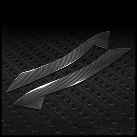 Carbon Fiber Headlight Eyebrow Eyelids For BMW Z4 2009 - 2012 E89 Fiber glass primer matte black front decorative sticker 2pcs
