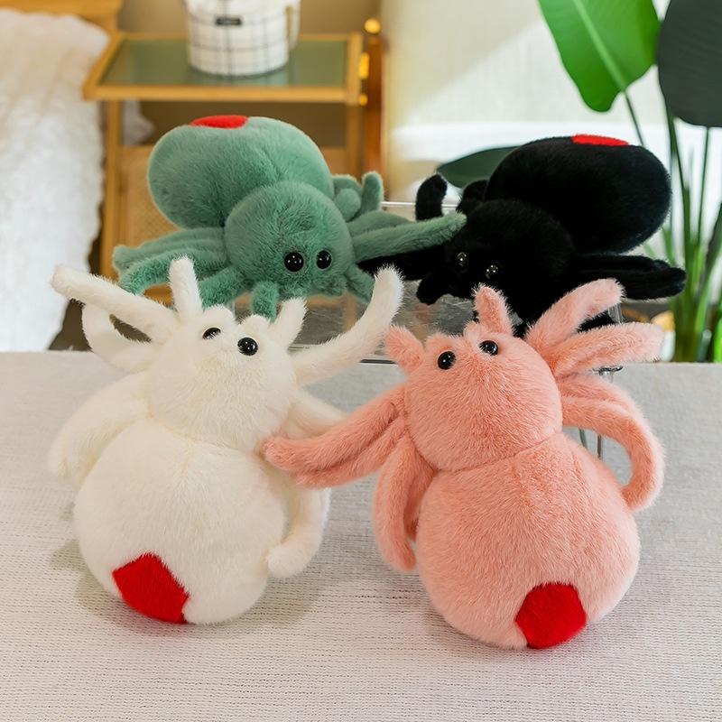 Realistic Plush Spider Stuffed Toy For Home Decoration And Funny Gifts