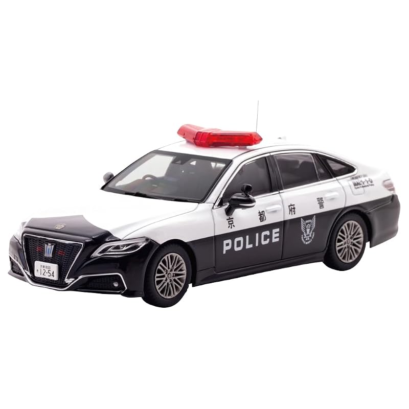 RAI'S 1/43 Toyota Crown Hybrid (AZSH21) 2024 Kyoto Prefectural Police Traffic Department Mobile Traffic Unit Vehicle (K02) Finished Model H7432402