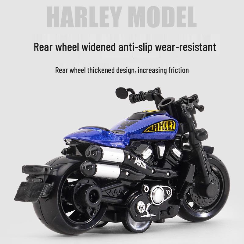 Educational Alloy Toy Cars & Retro Motorcycles for Boys & Babies